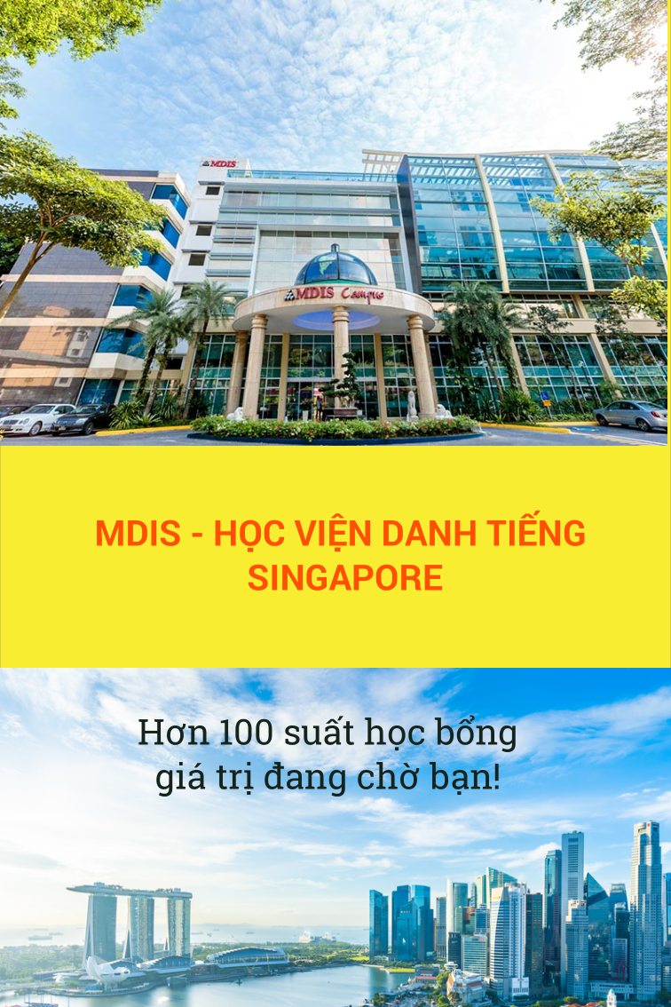 HỌC BỔNG TRƯỜNG MDIS 