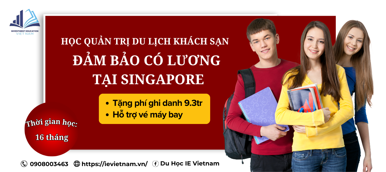 DU HỌC SINGAPORE NGÀNH QUẢN TRỊ NHÀ HÀNG KHÁCH SẠN