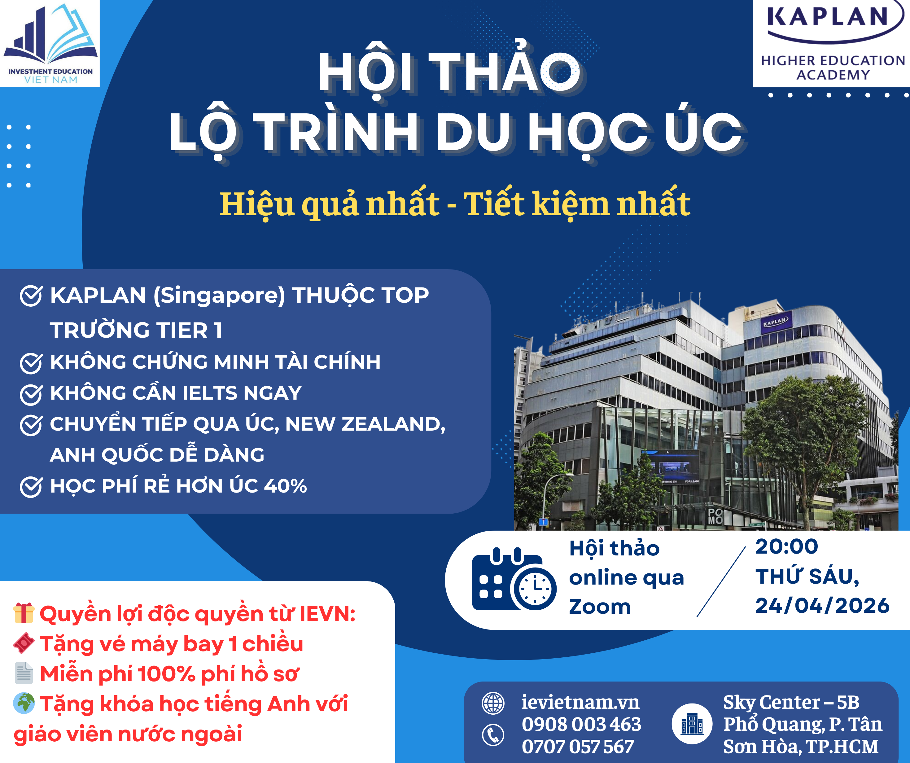 Hội thảo Lộ trình du học Úc